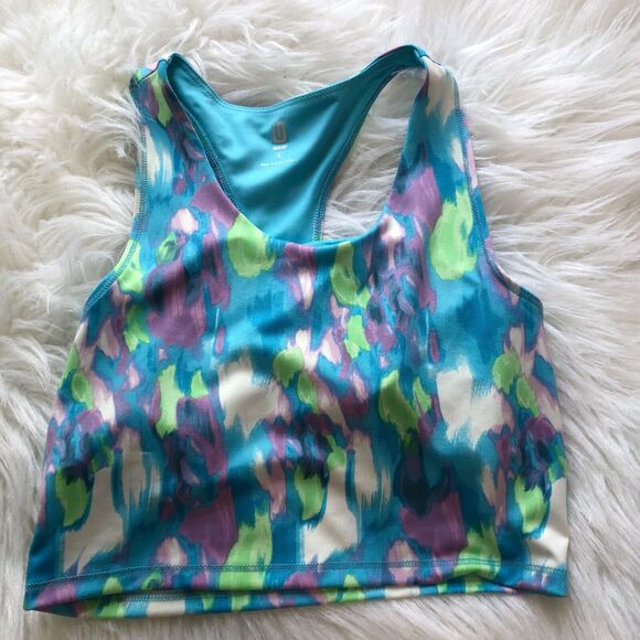 ID Ideology‎ Kids Tank Top Large Butterfly Blue Racerback Sleeveless NWT - Picture 3 of 6